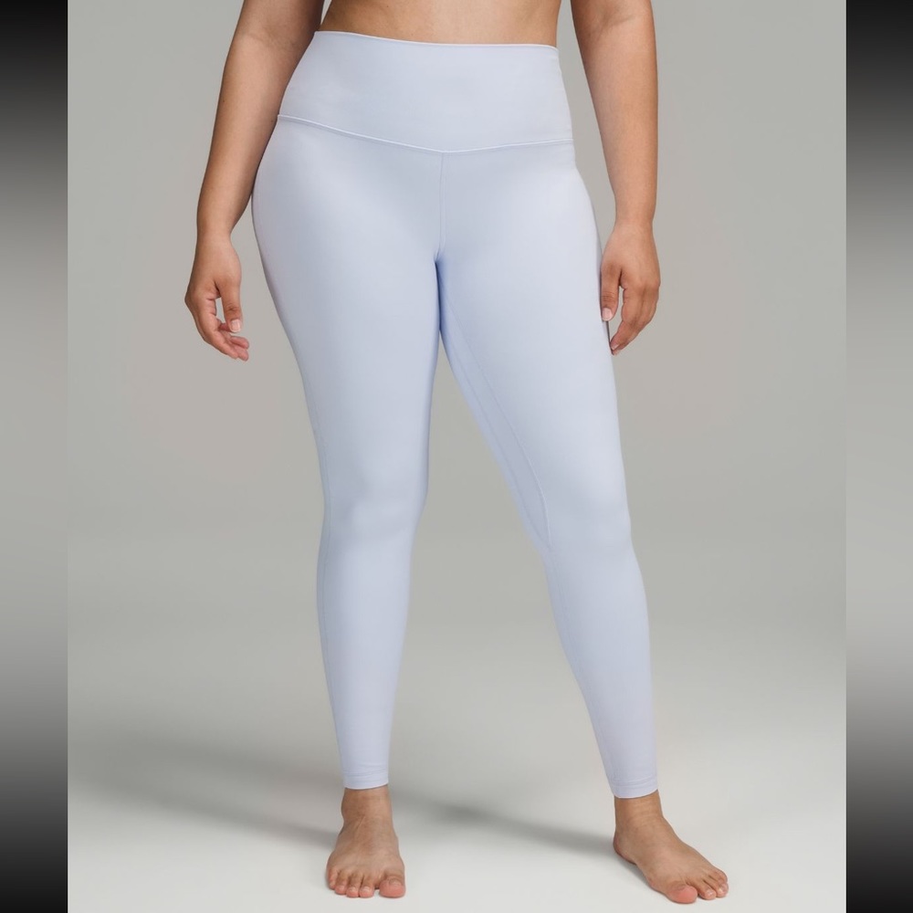 Lululemon pastel blue align high rise leggings size 4 (double lined) - Picture 1 of 7